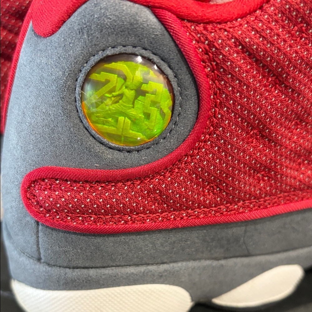 Jordan Kids Sneakers in Red and White - Picture 7 of 16